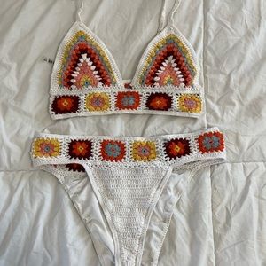 Floral bathing suit
